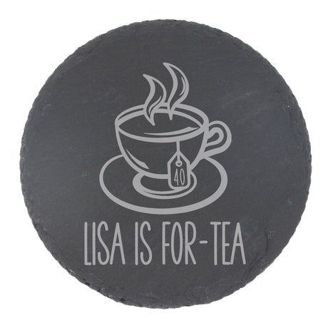 Round Slate Coaster