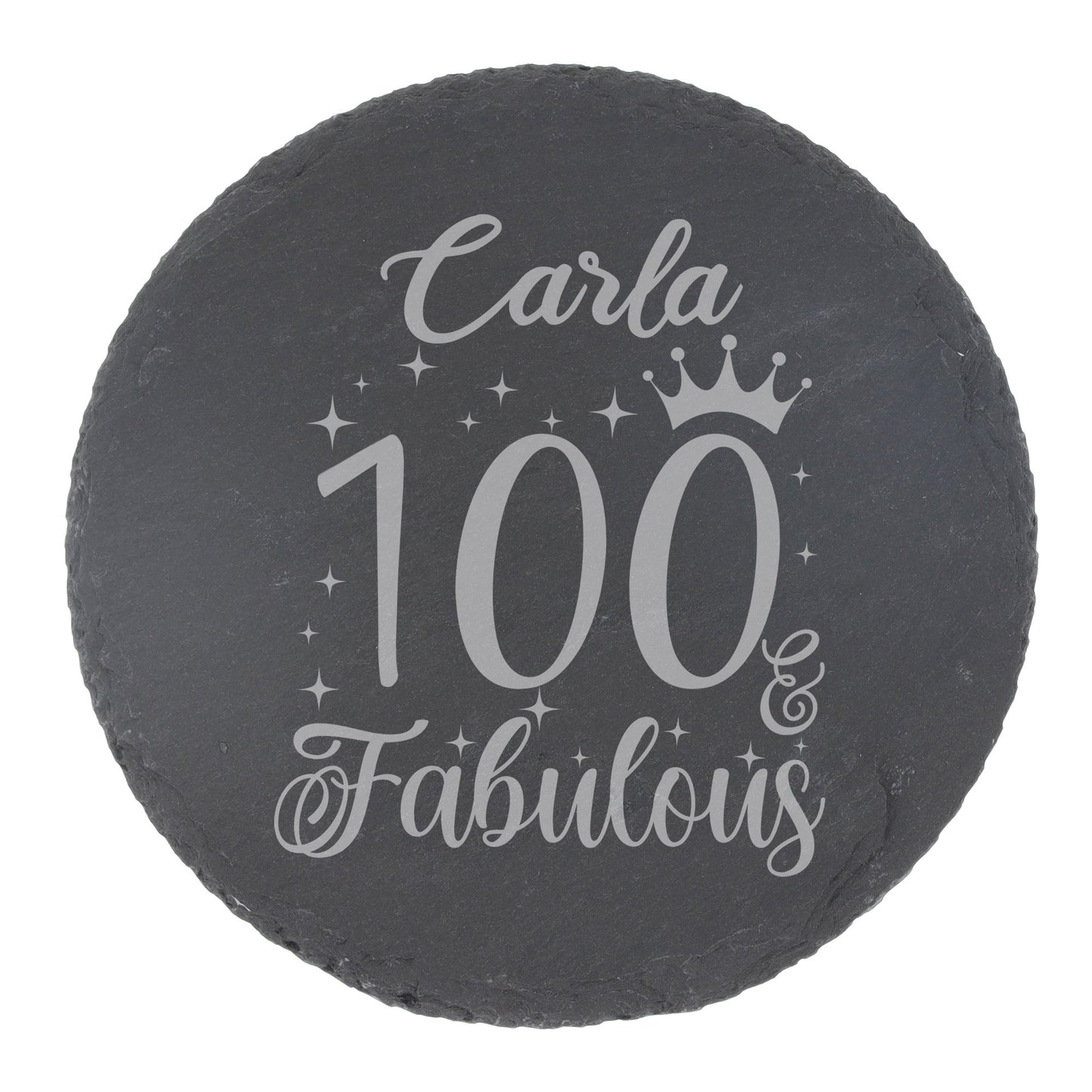 Round Slate Coaster