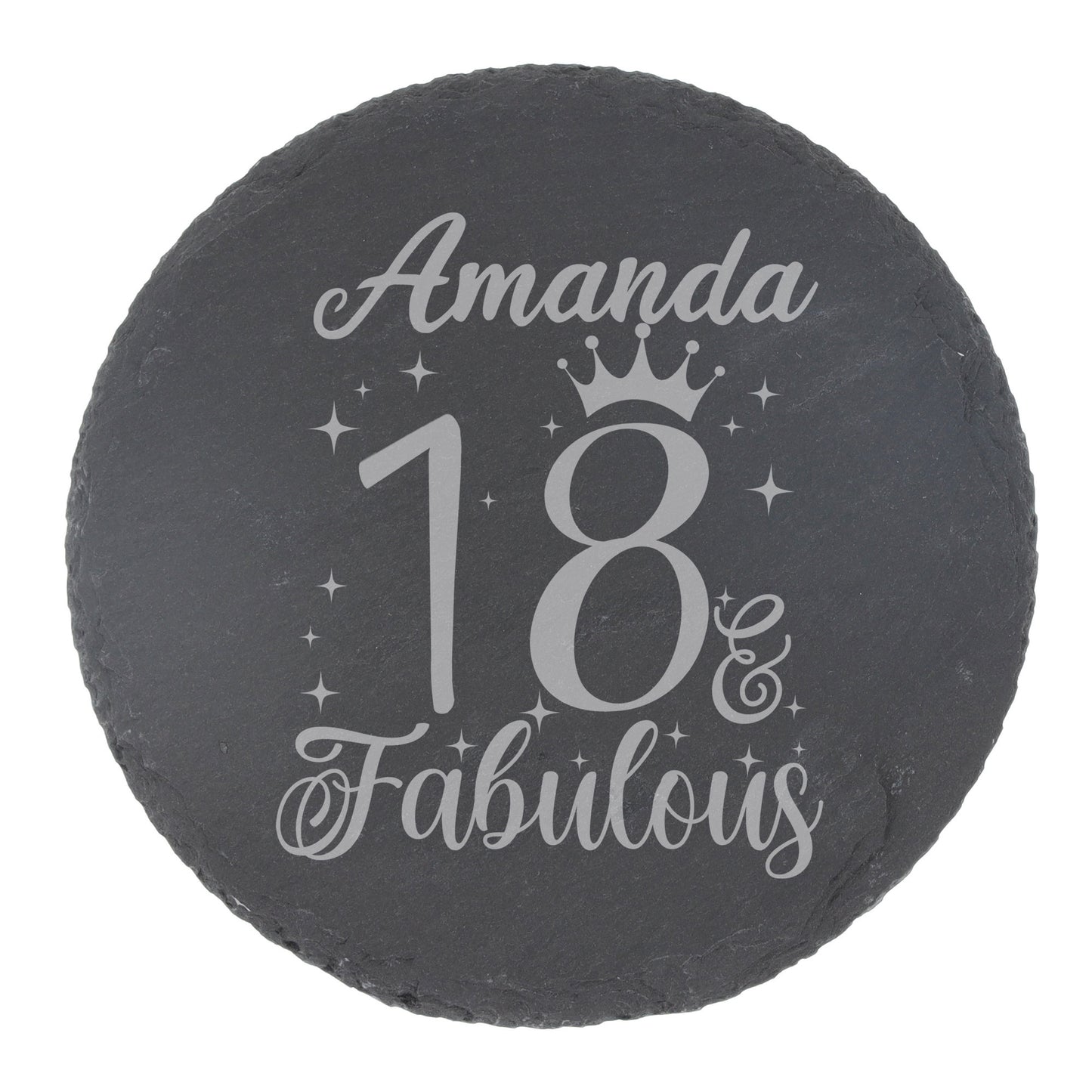 Round Slate Coaster