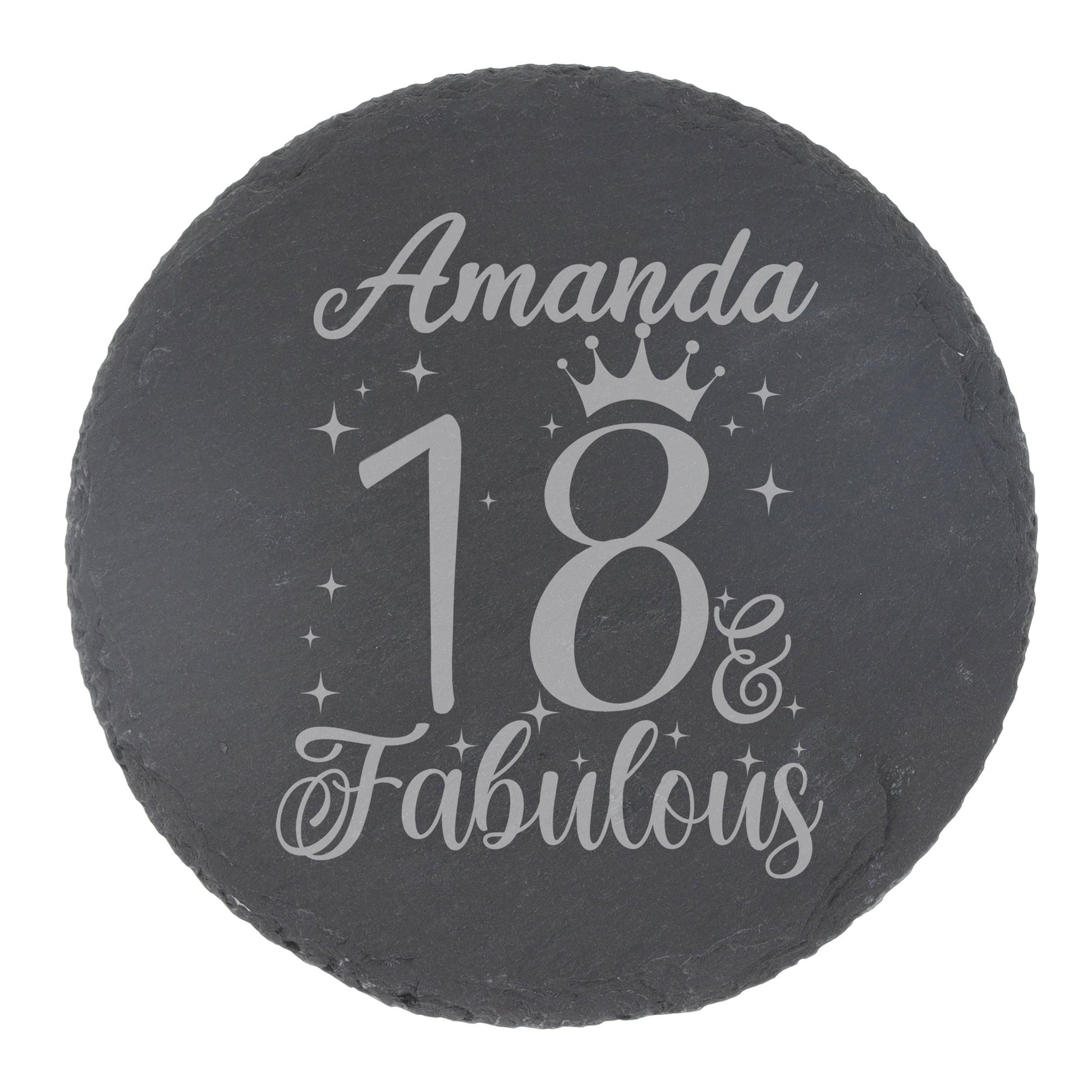 Round Slate Coaster