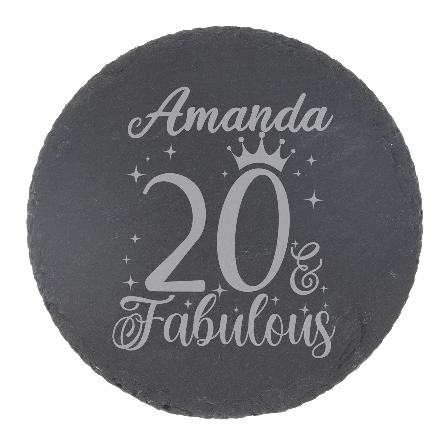 Round Slate Coaster