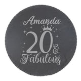 Round Slate Coaster