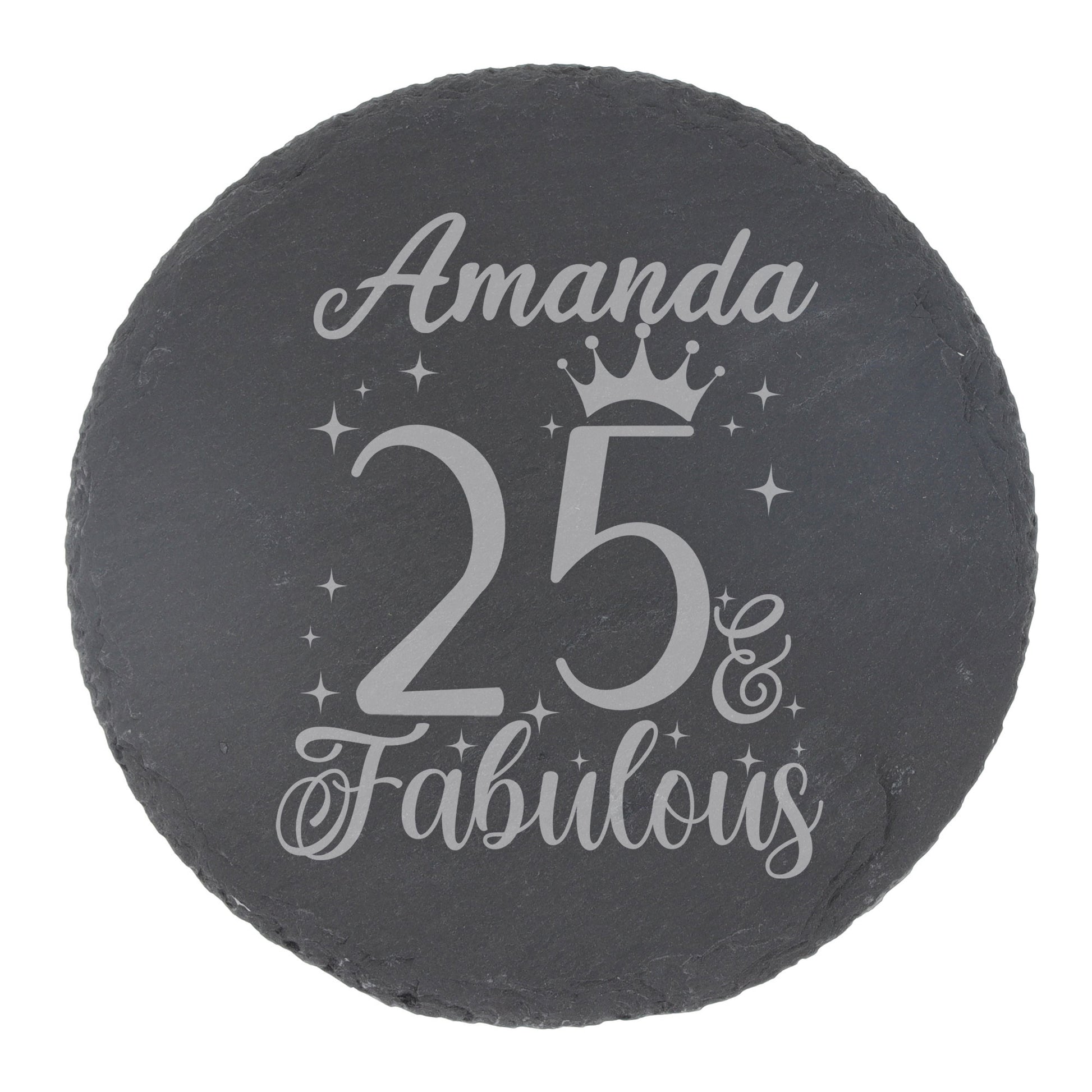 Round Slate Coaster