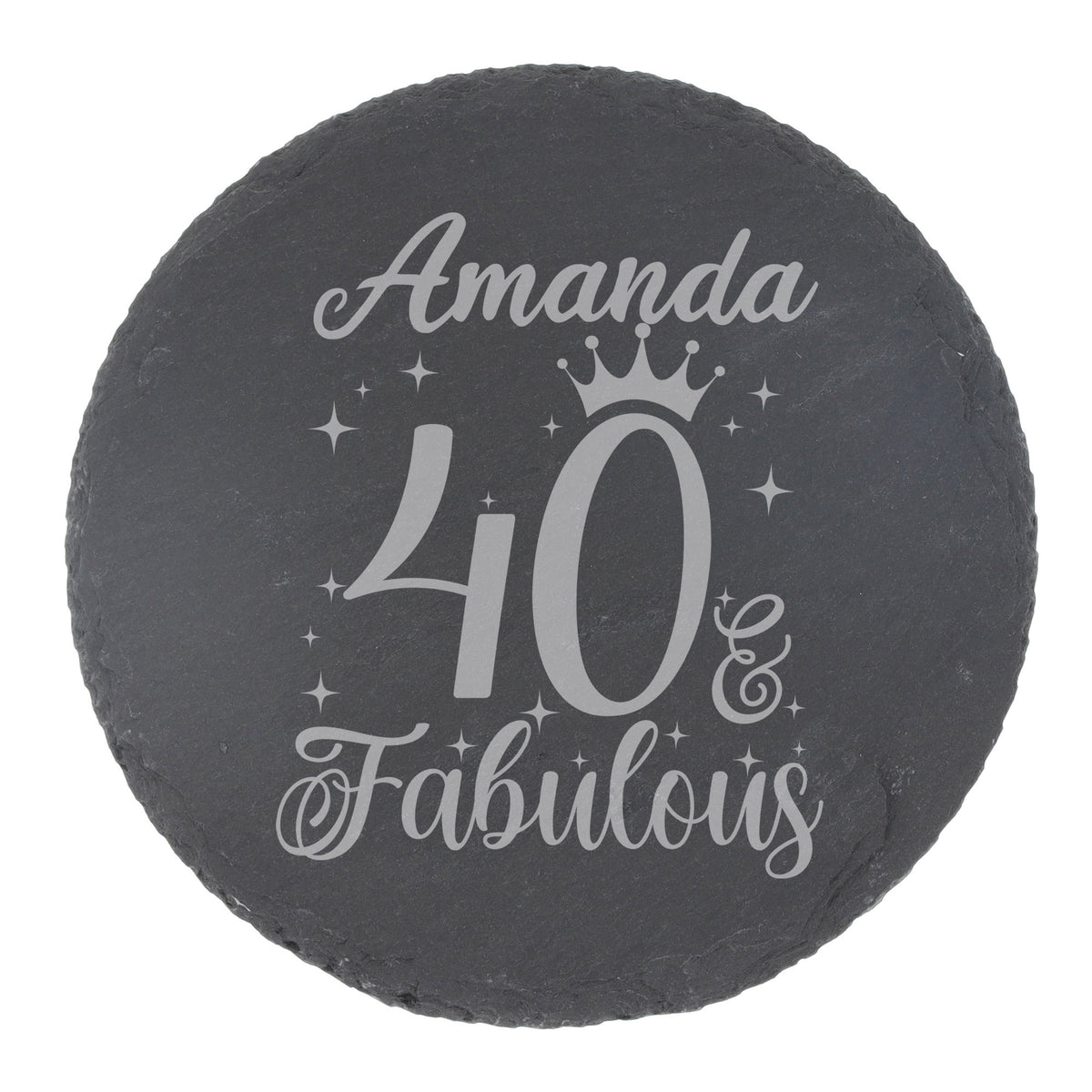 Round Slate Coaster