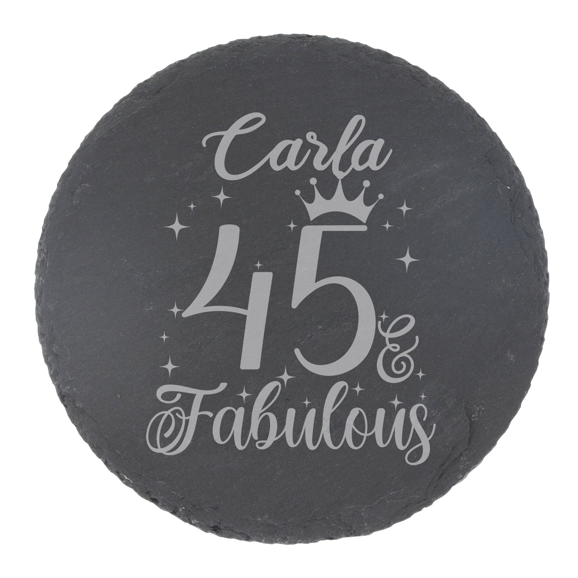 Round Slate Coaster