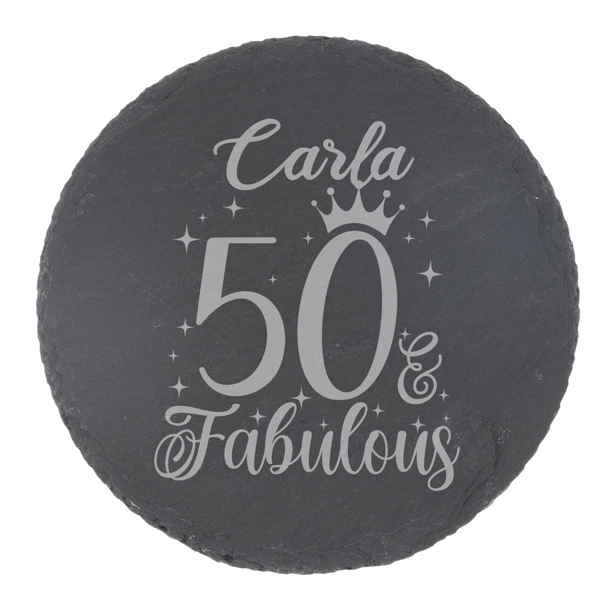 Round Slate Coaster