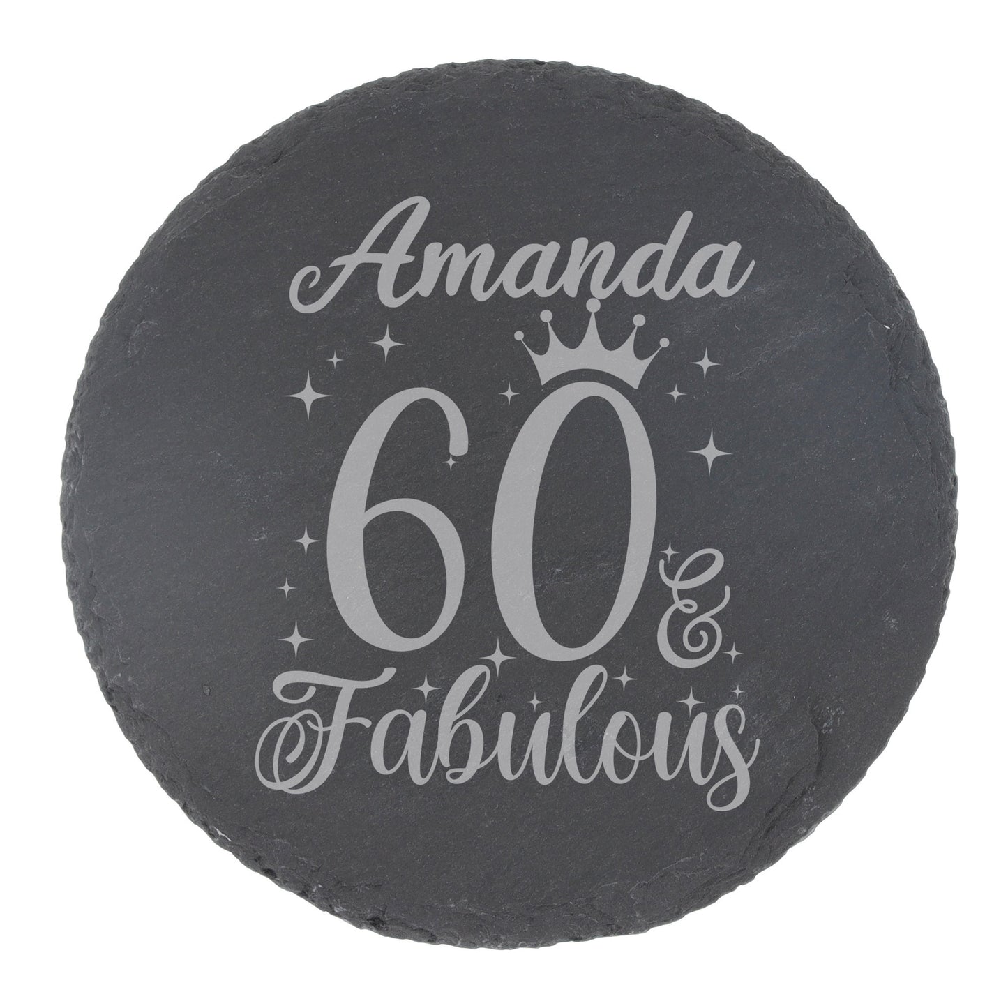 Round Slate Coaster