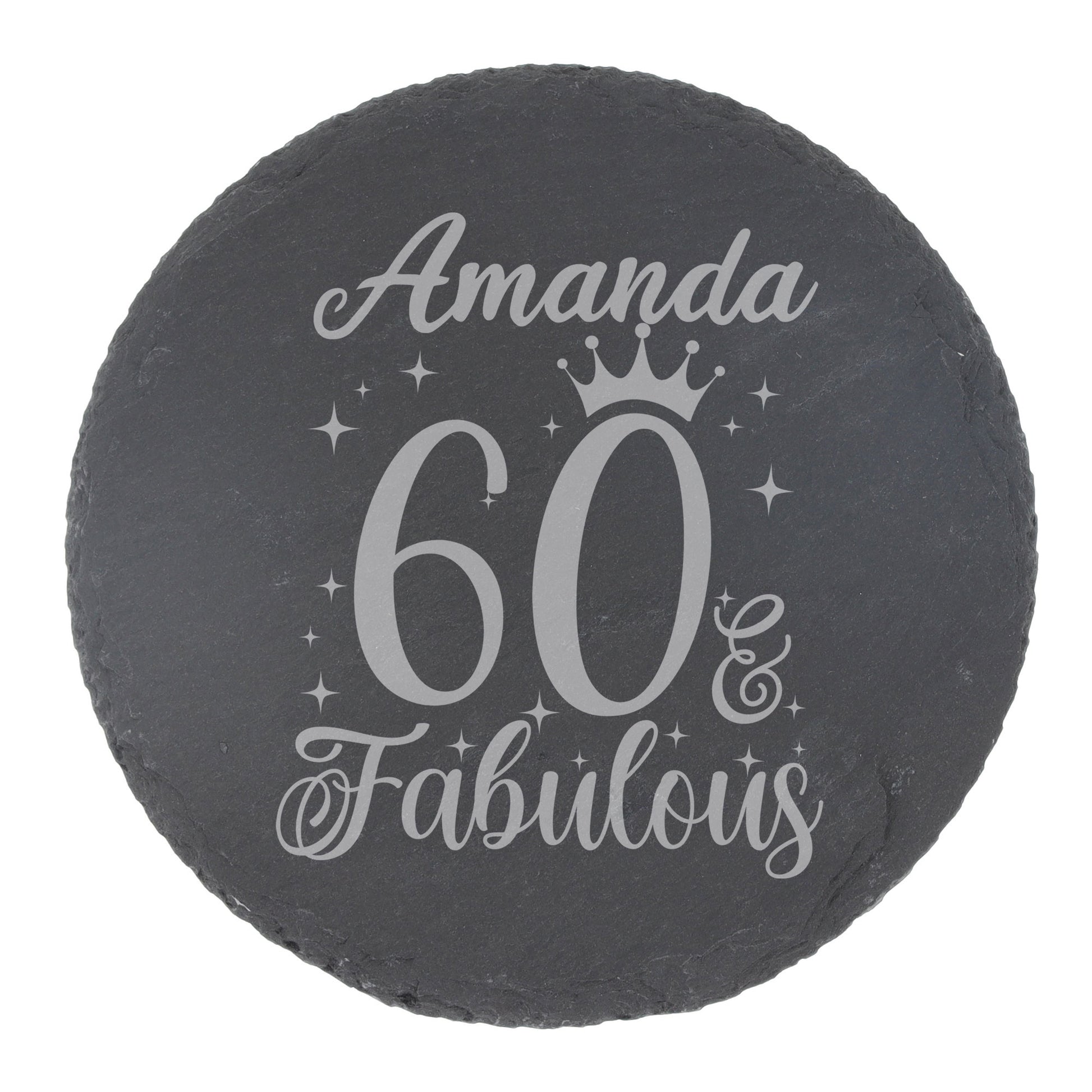 Round Slate Coaster