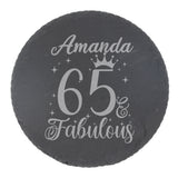 Round Slate Coaster