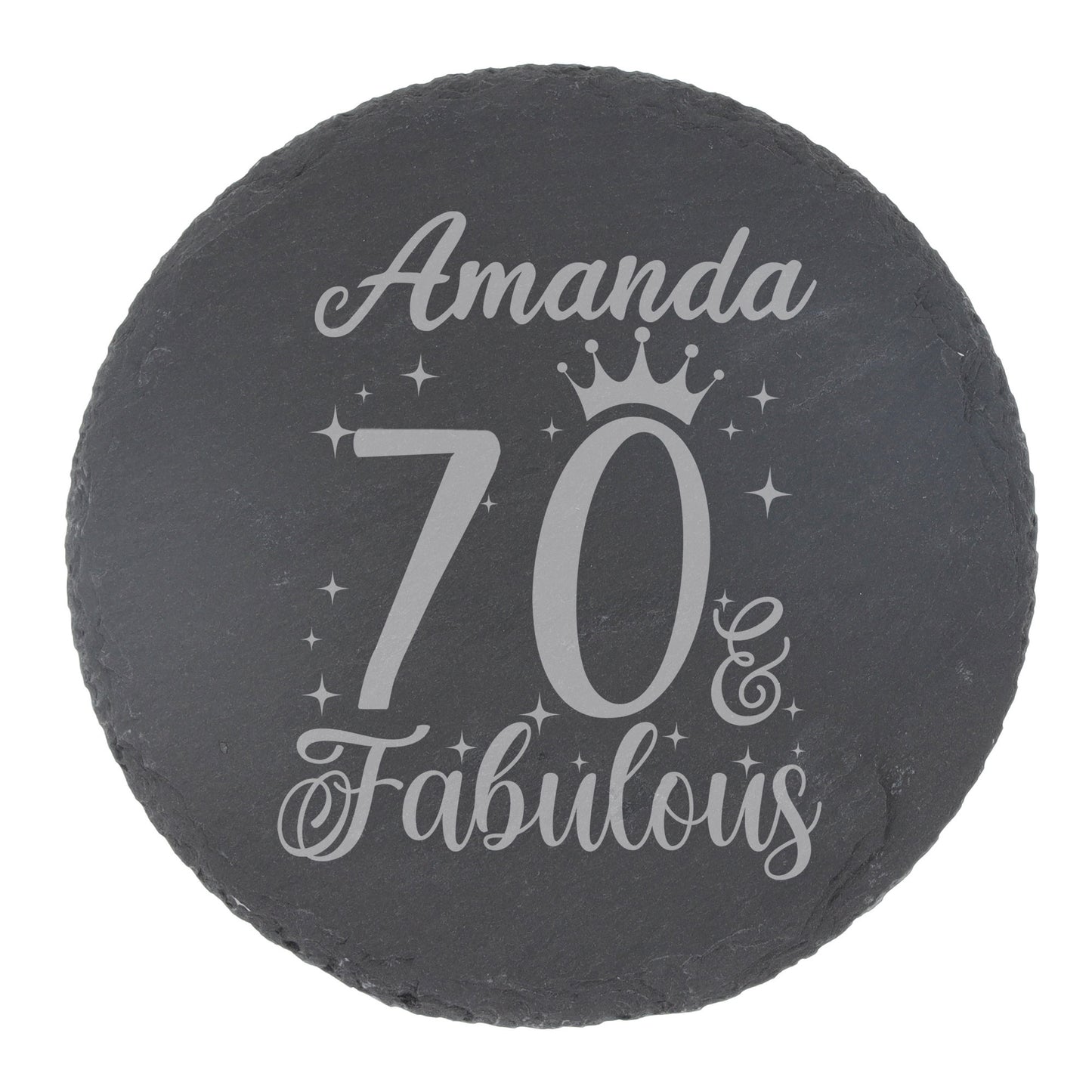 Round Slate Coaster