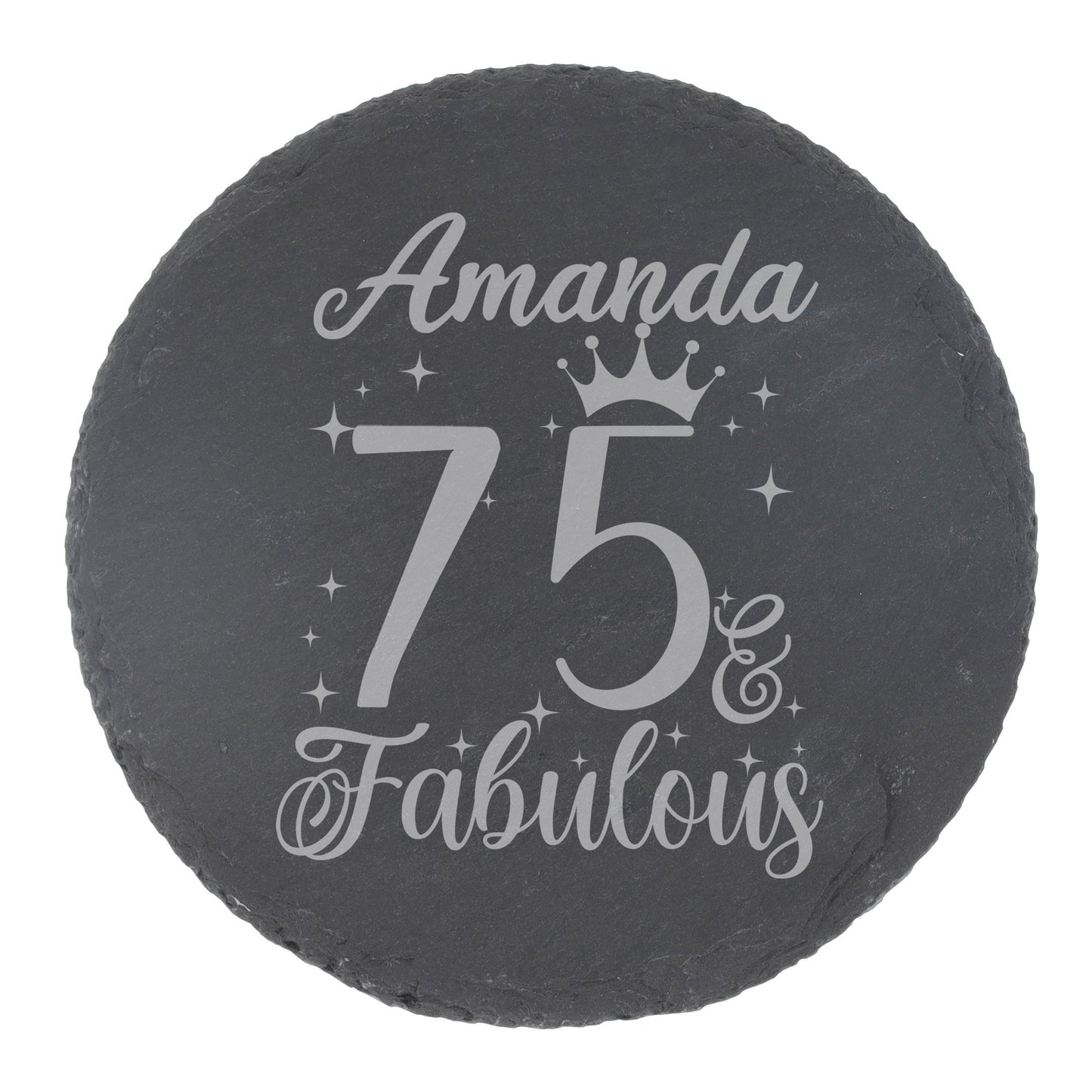 Round Slate Coaster