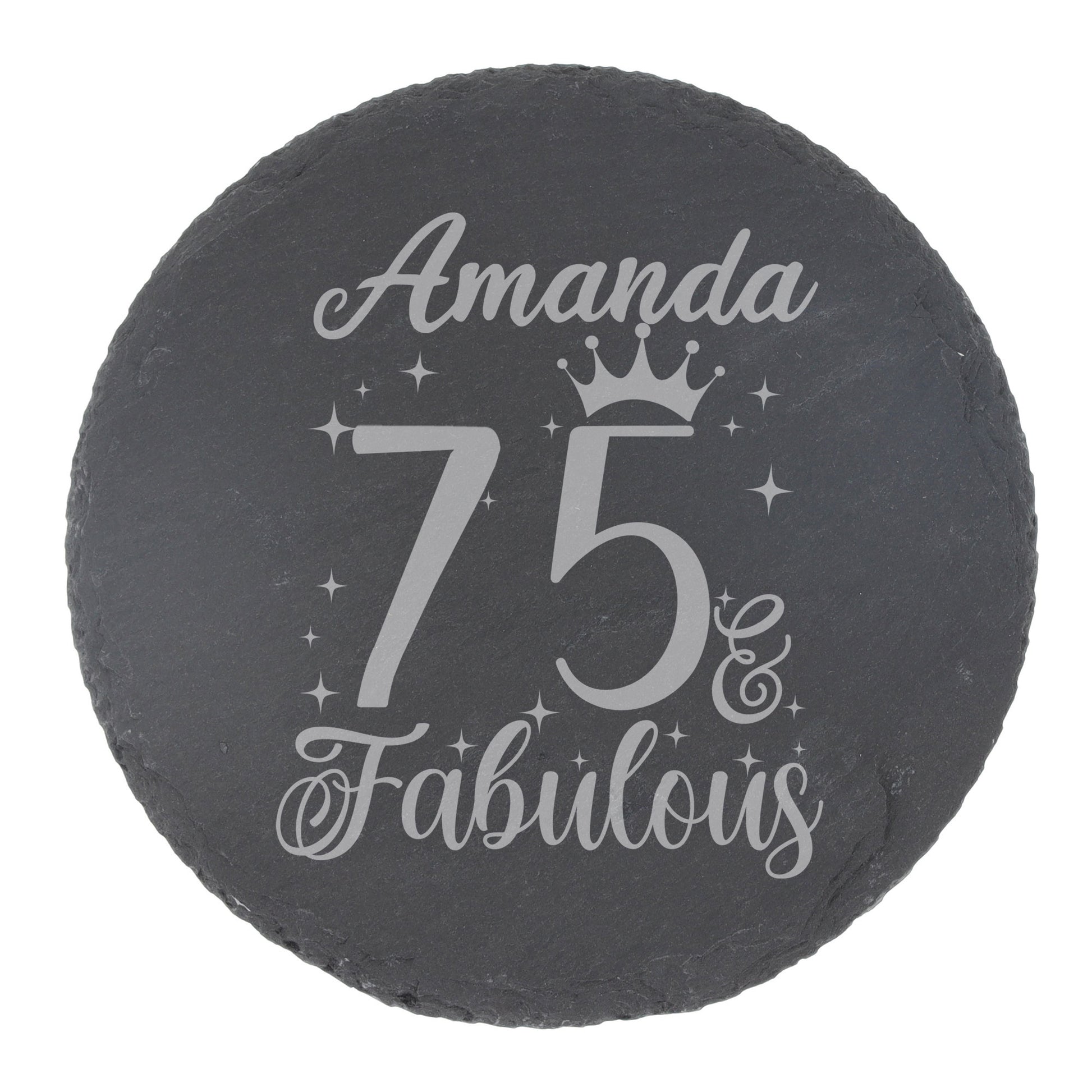 Round Slate Coaster
