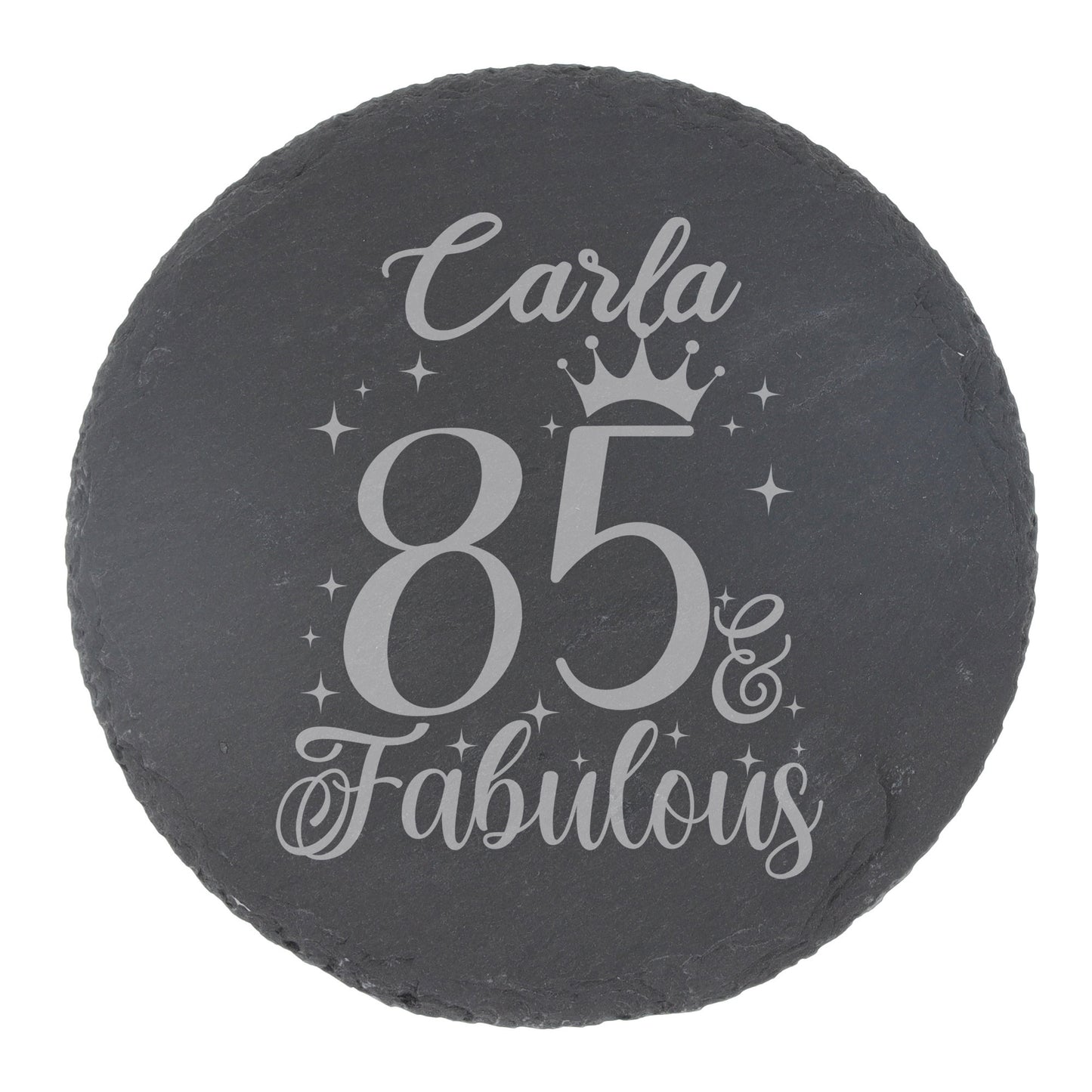 Round Slate Coaster