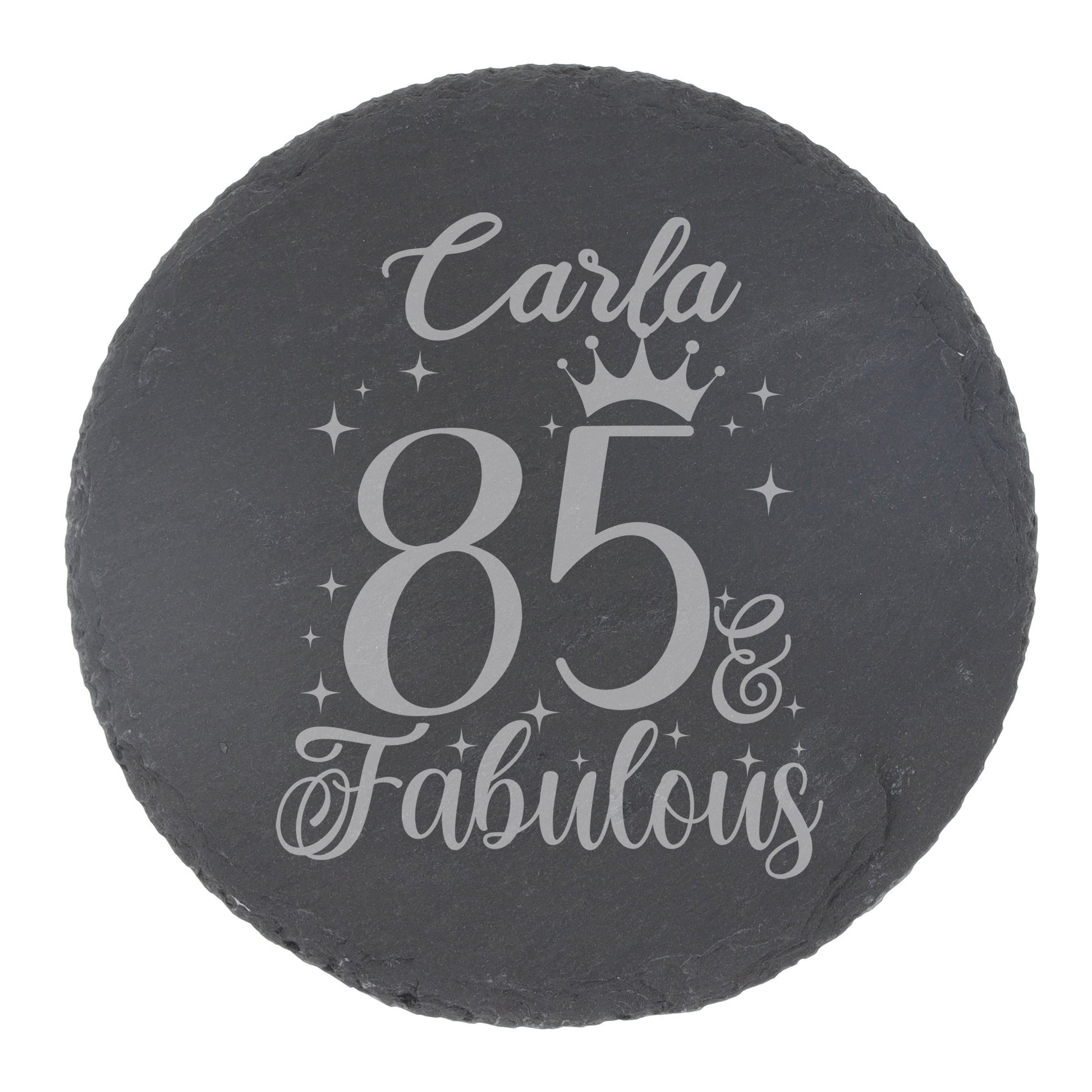 Round Slate Coaster