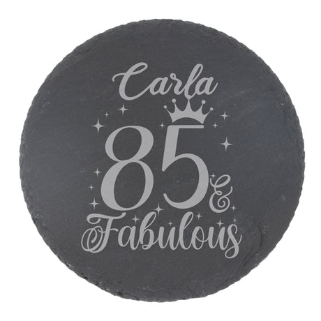 Round Slate Coaster