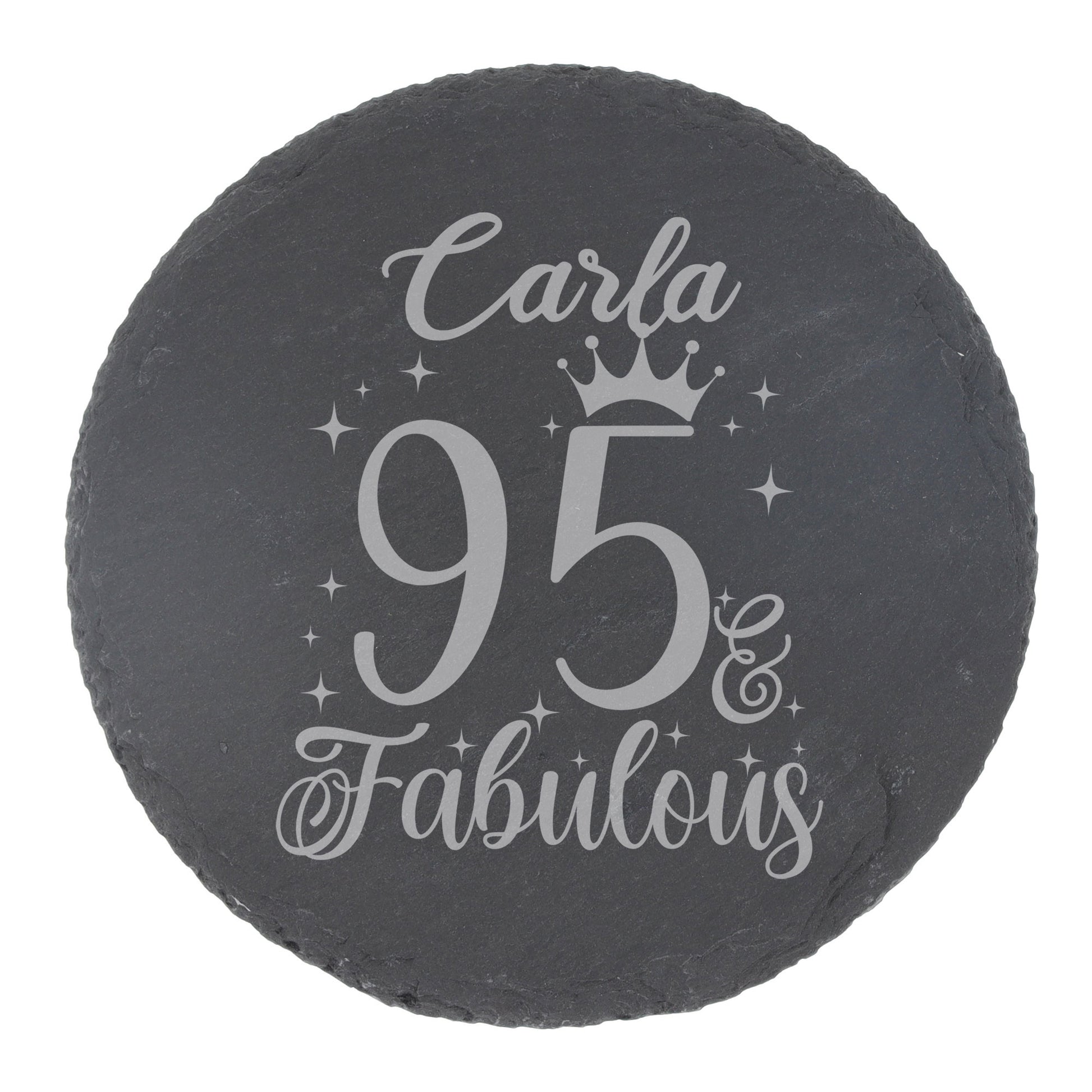 Round Slate Coaster