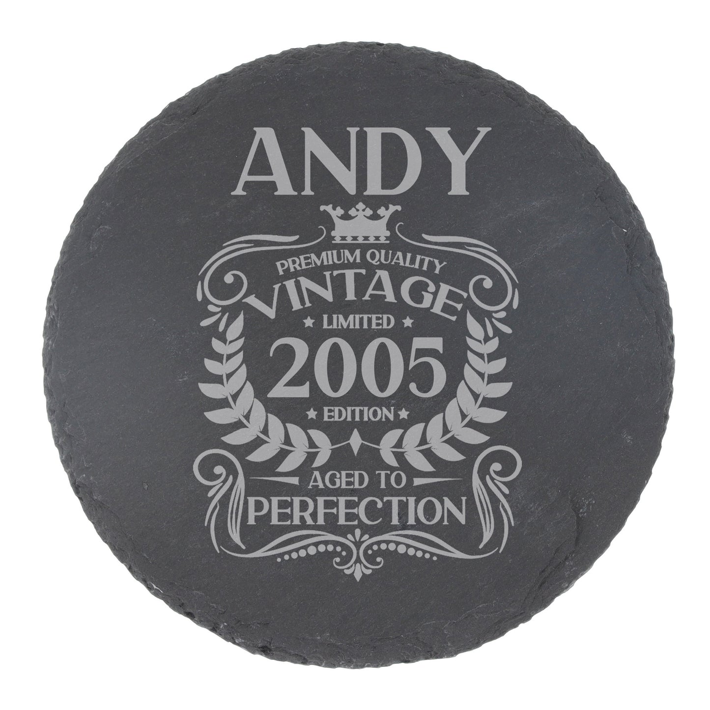 Round Slate Coaster