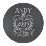 Round Slate Coaster