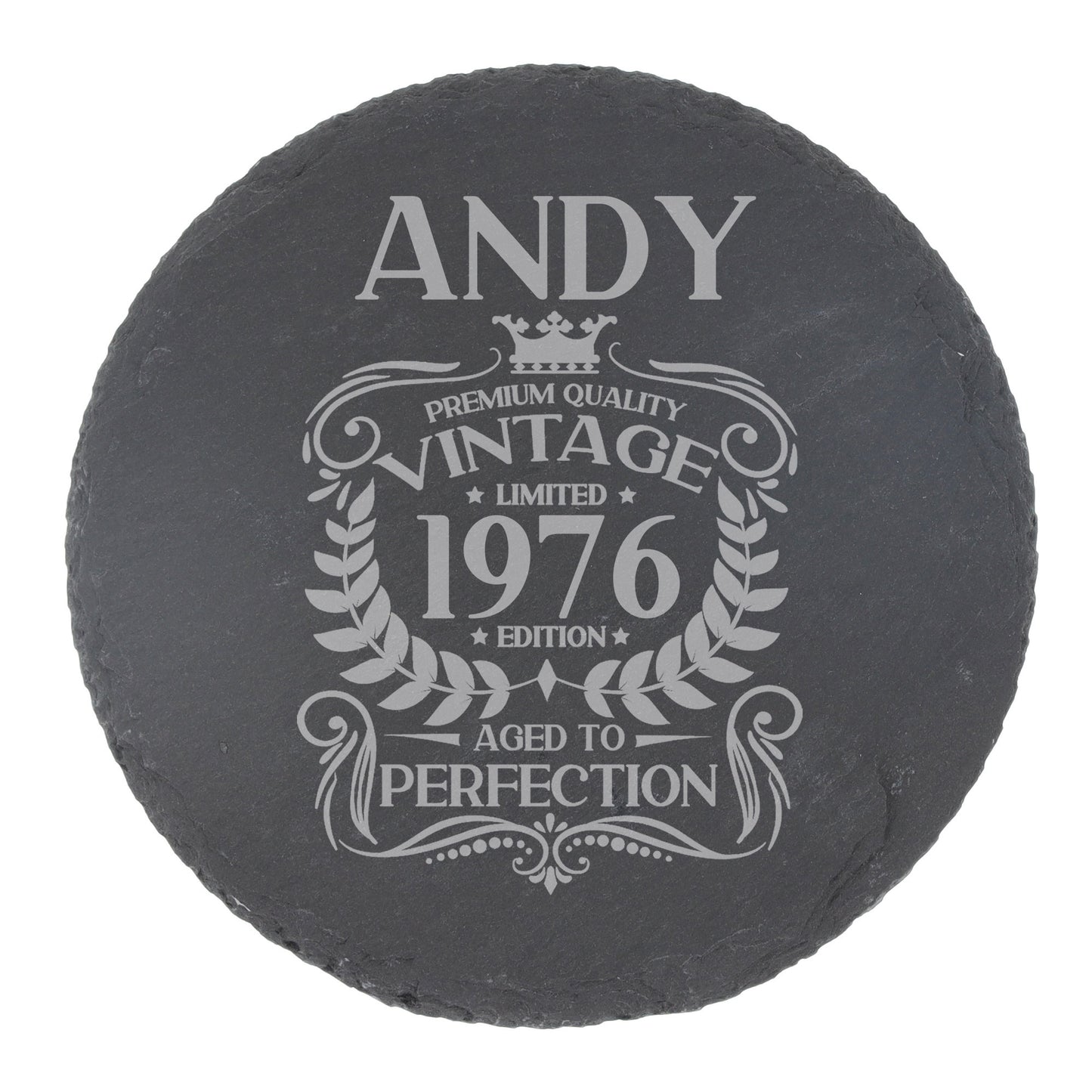 Round Slate Coaster