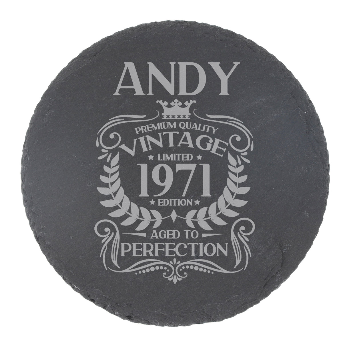 Round Slate Coaster