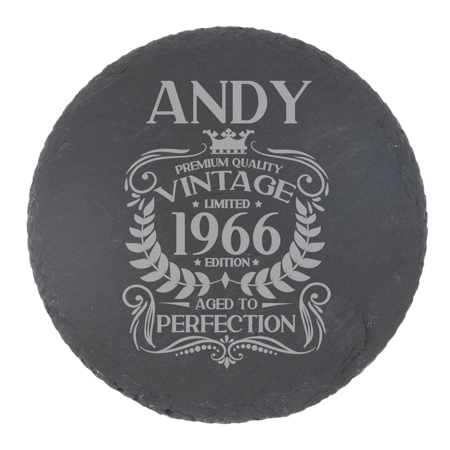 Round Slate Coaster