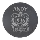 Round Slate Coaster