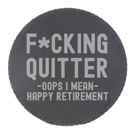 Round Slate Coaster