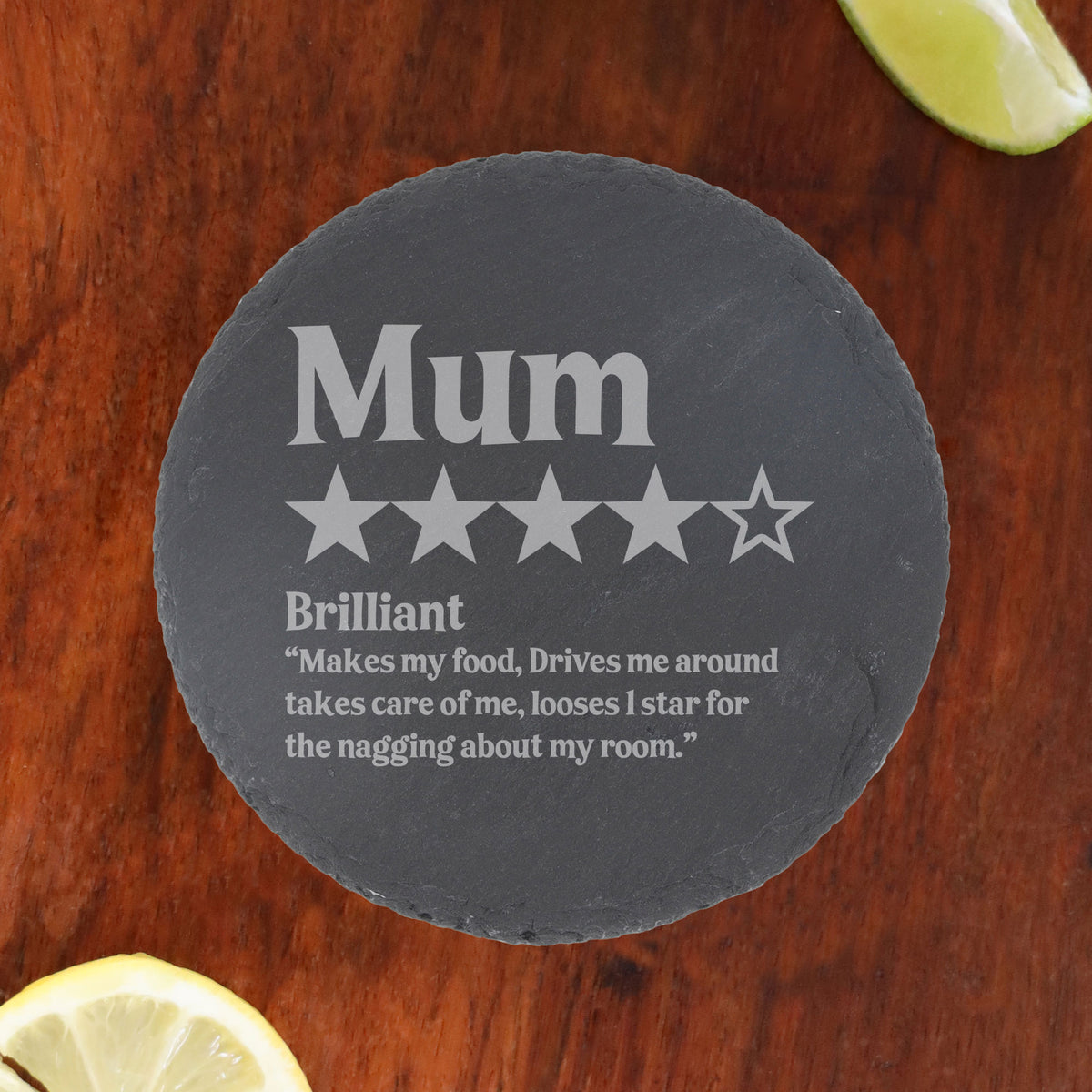 Review Personalised Engraved Slate Coaster Birthday Gift