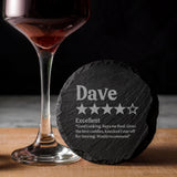 Review Personalised Engraved Slate Coaster Birthday Gift