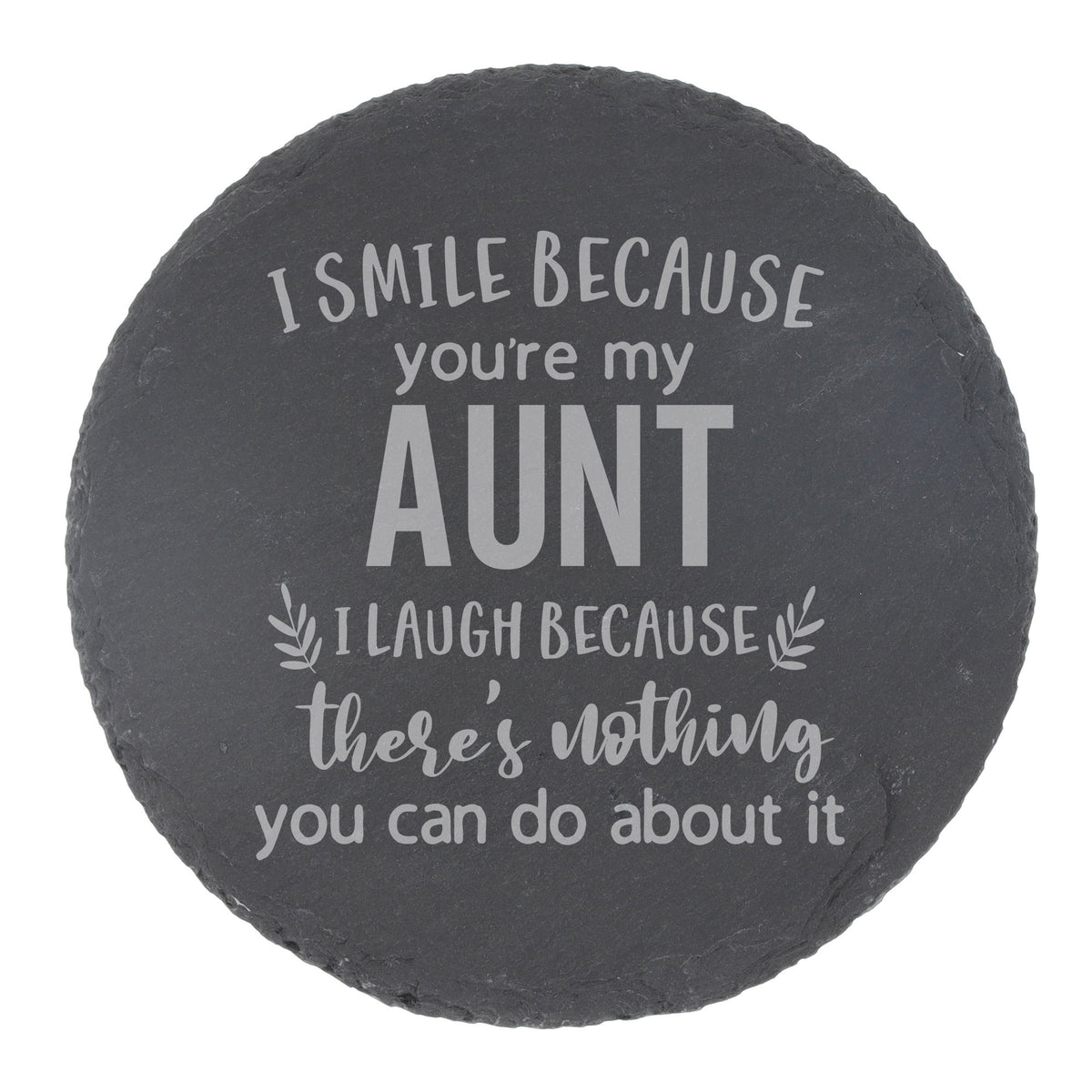 Round Slate Coaster