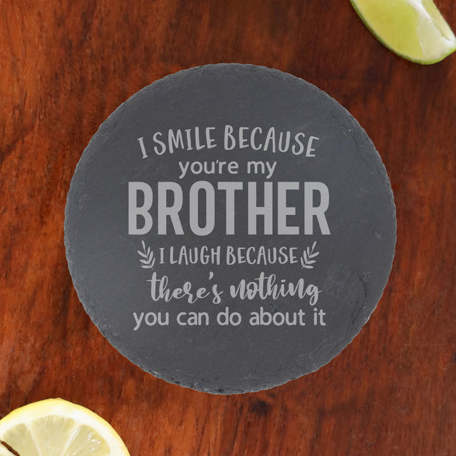 Round Slate Coaster