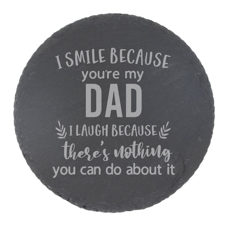 Round Slate Coaster