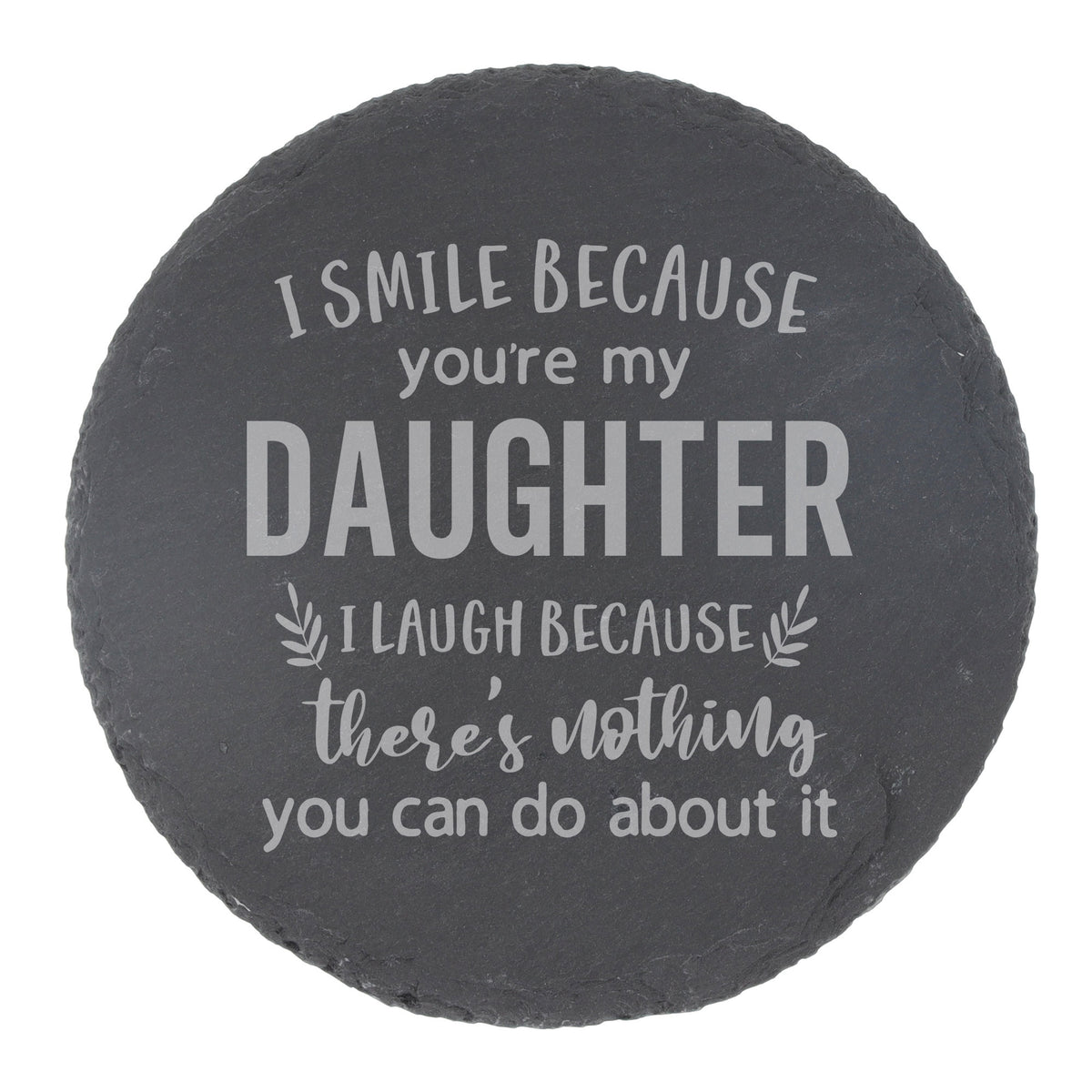 Round Slate Coaster