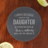 Round Slate Coaster
