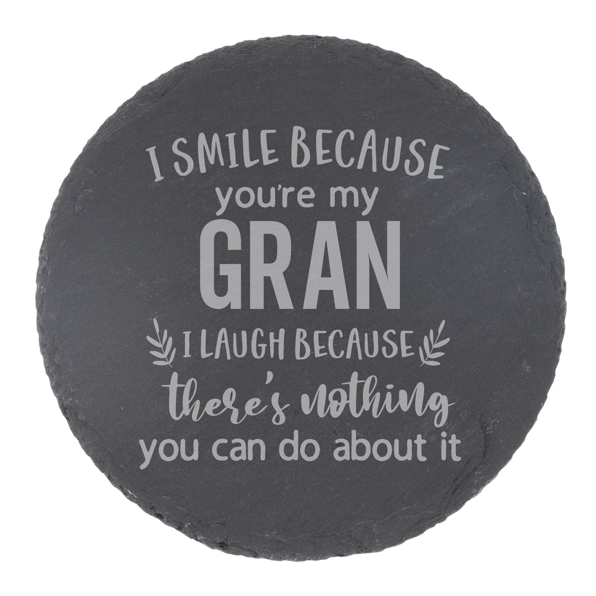 Round Slate Coaster