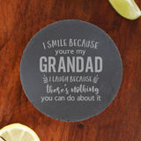 Round Slate Coaster