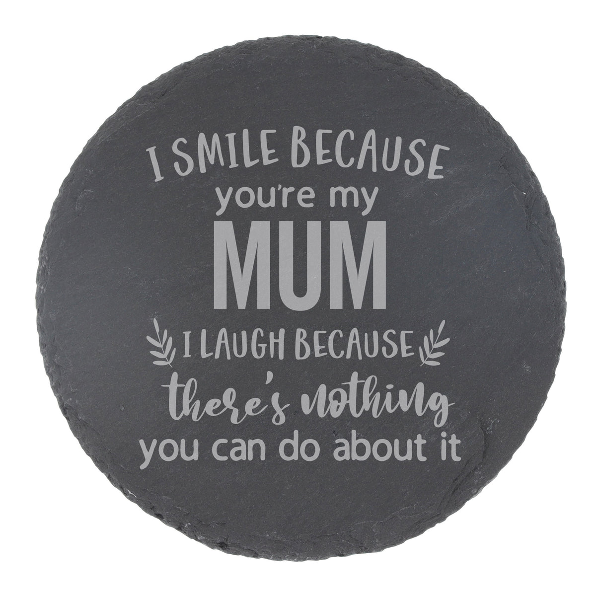 Round Slate Coaster