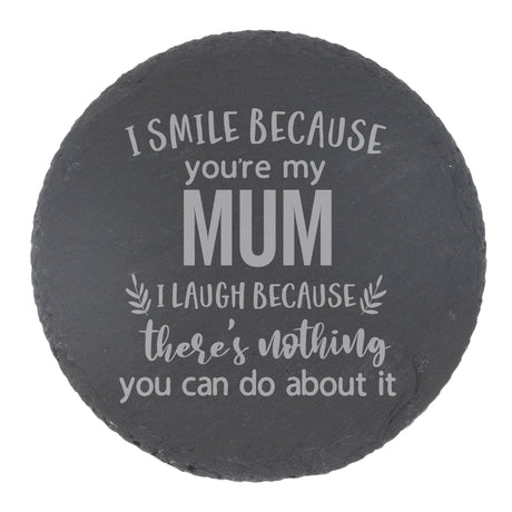 Round Slate Coaster
