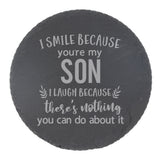 Round Slate Coaster