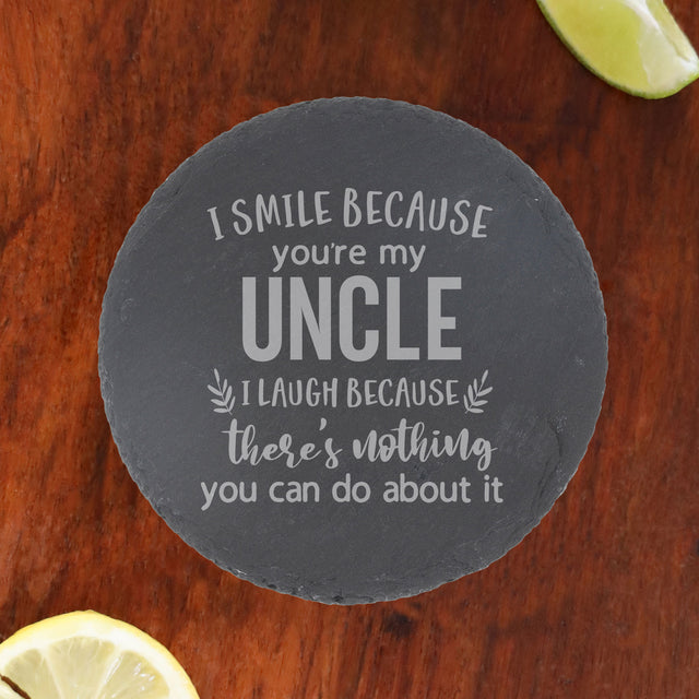 Round Slate Coaster