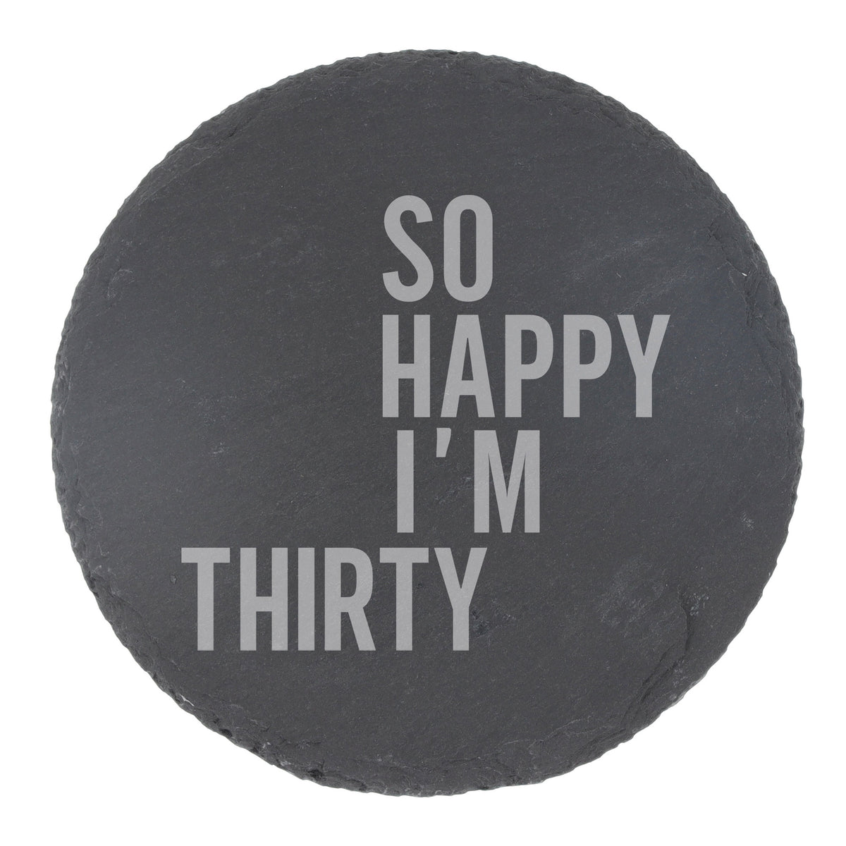 Round Slate Coaster