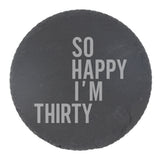 Round Slate Coaster