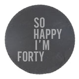 Round Slate Coaster
