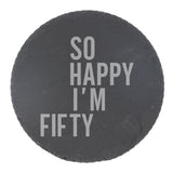 Round Slate Coaster