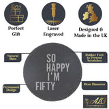 Round Slate Coaster