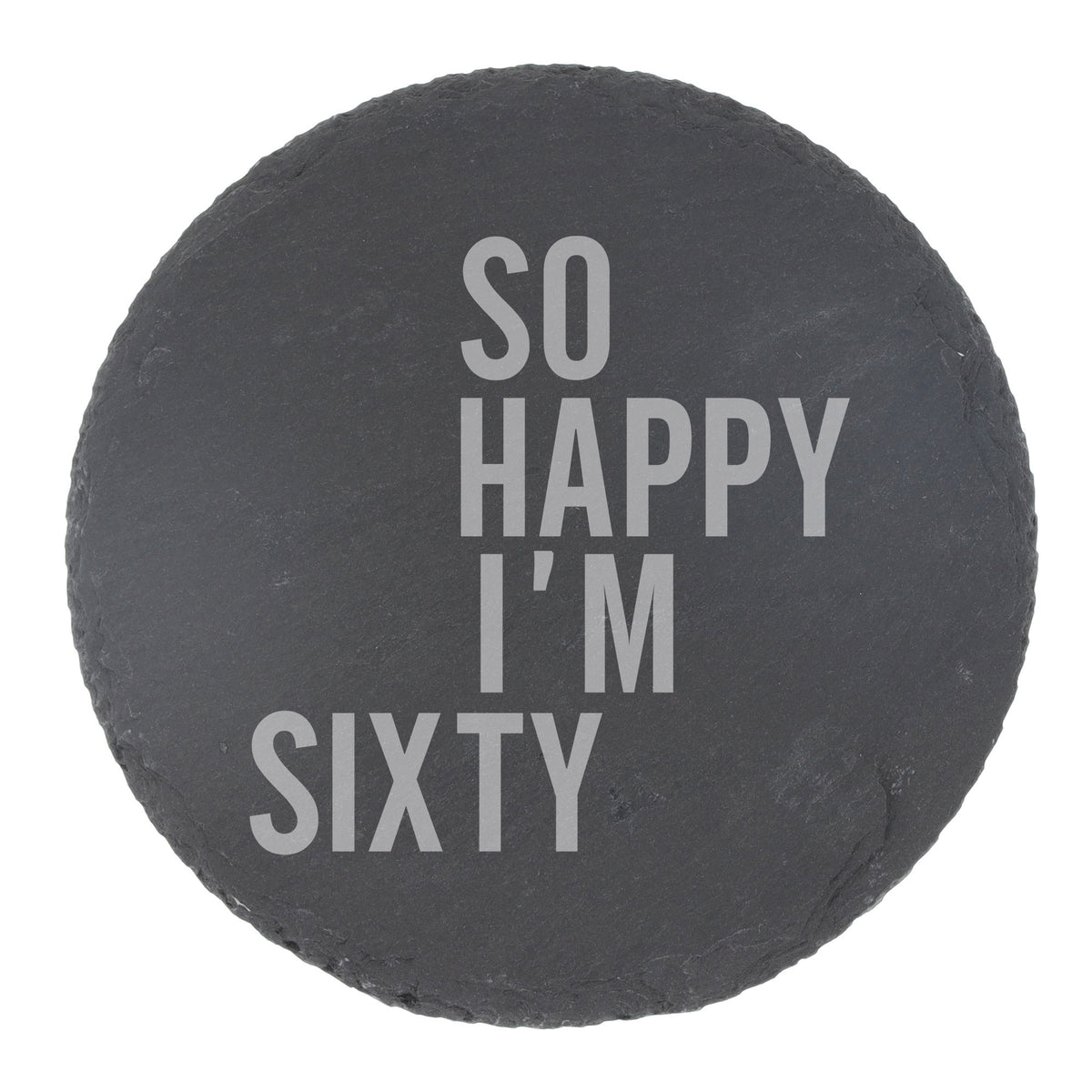 Round Slate Coaster