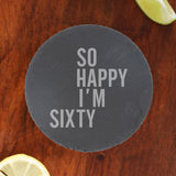 Round Slate Coaster
