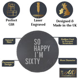 Round Slate Coaster