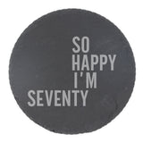 Round Slate Coaster