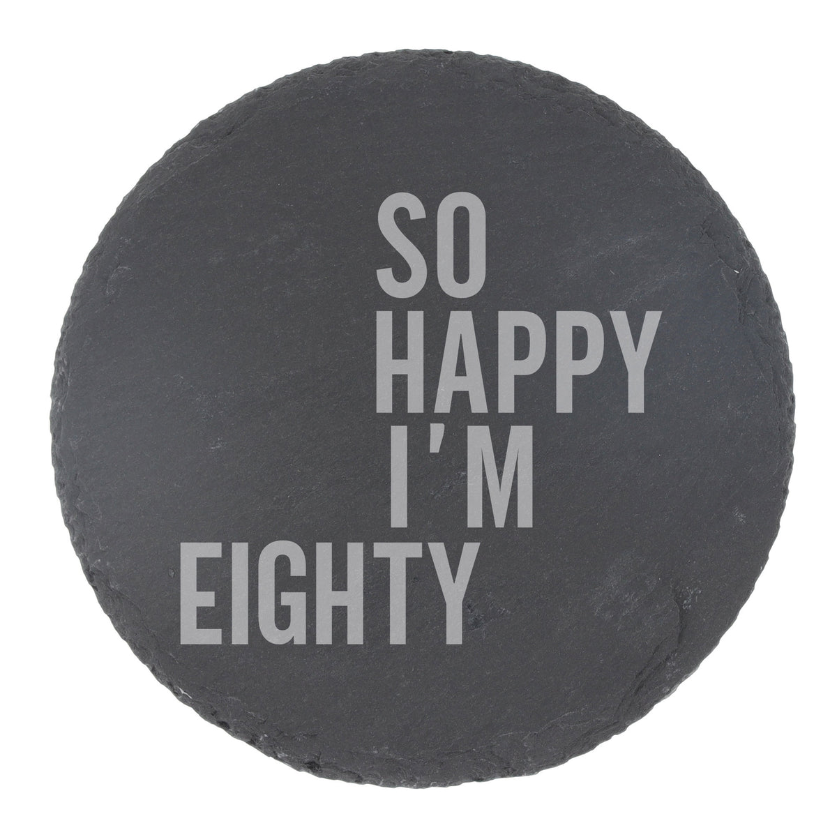 Round Slate Coaster
